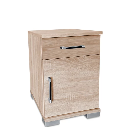 MESSINA ajtós-fiókos éjjeliszekrény JOBBOS (ME13) SONOMA TÖLGY