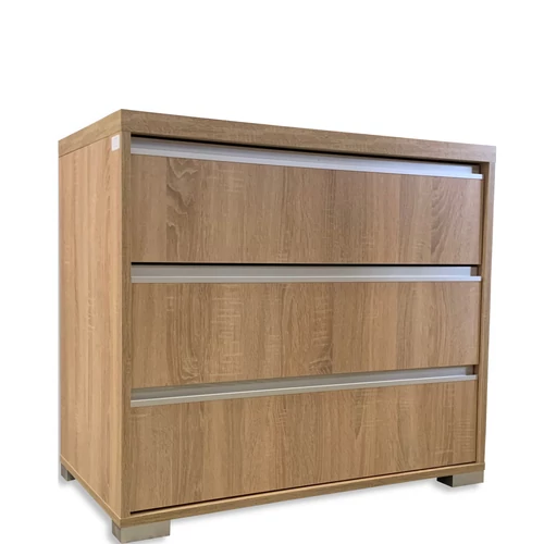MIAMI 3 fiókos komód - Sonoma Tölgy