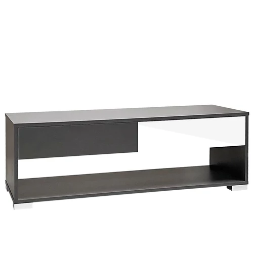 SILVER TV állvány - Matt Sötétszürke / Magasfényű Fehér
