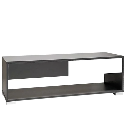 SILVER TV állvány - Matt Sötétszürke / Rusztik Fehér (Erezett Fehér)