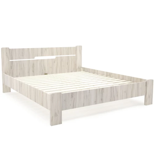 OLIVÉR ágykeret ágyráccsal 180x200 cm - Justus Tölgy