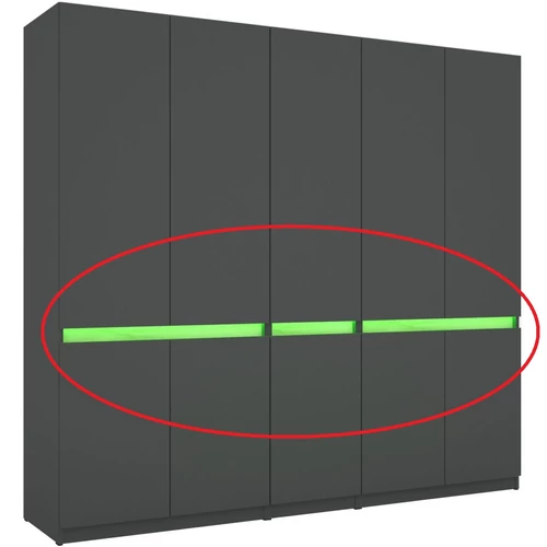 BOSS 225 cm gardrób RGB LED