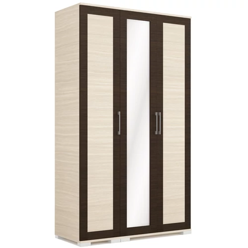 MONZA 120 cm nyílóajtós gardrób - Ferrara Tölgy / Finom Barna
