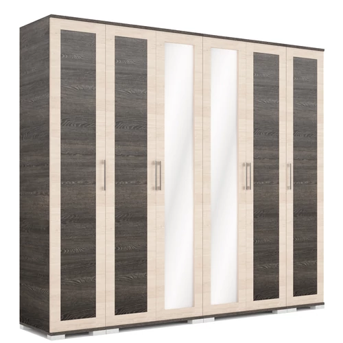 MONZA 240 cm nyílóajtós gardrób - Canterbury / Santana