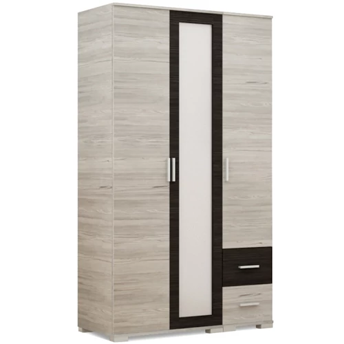 NÁPOLY 120 cm nyílóajtós gardrób - Katthult / Nero