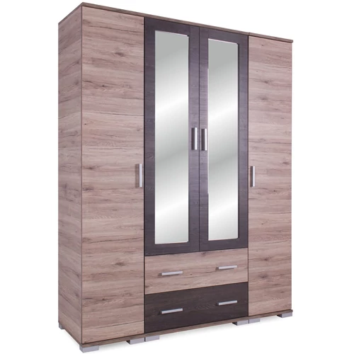 NÁPOLY 160 cm nyílóajtós gardrób - San Remo / Canterbury