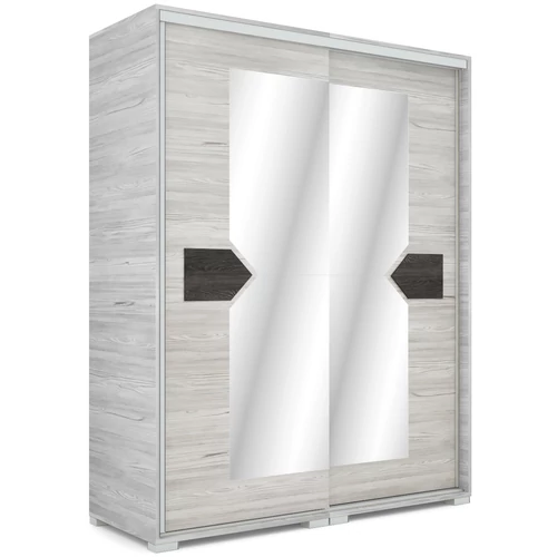 BRAVO 160 cm tolóajtós gardrób - Katthult / Canterbury