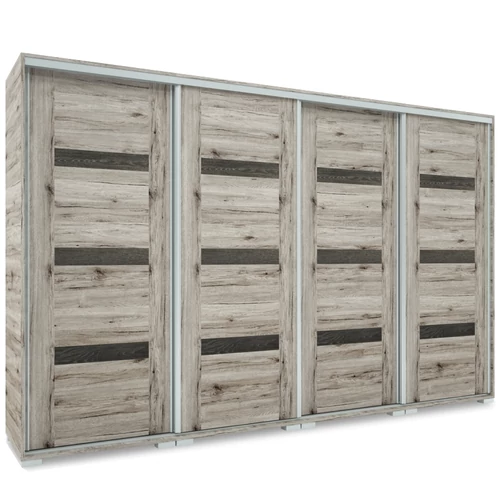 CAPRI 318 cm tolóajtós gardrób - San Remo / Canterbury