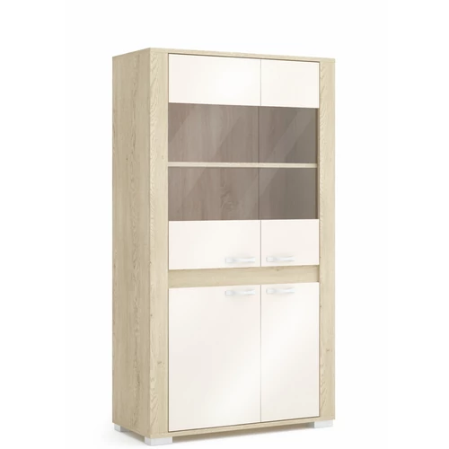 CORTINA 90-es 3/4 üveges elem - Cotta Cremona / Magasfényű Beige (C12)