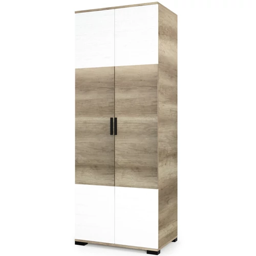 GALAXY G5 ruhás teleajtós elem 80 cm - Canyon Tölgy / Rusztik Fehér (Erezett Fehér)