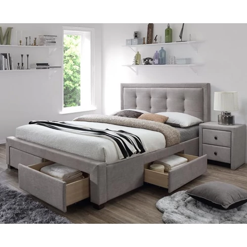 EVORA ágykeret ágyráccsal és fiókokkal 160x200 - Beige