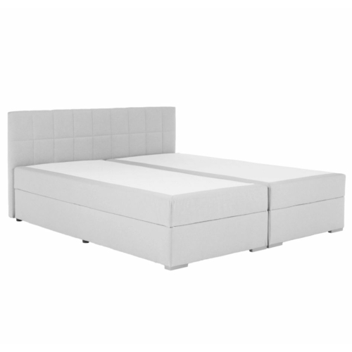 FERATA KOMFORT Boxspring franciaágy 180x200 cm - Világosszürke Colet 04