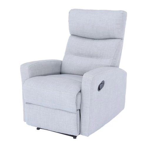 SILAS modern állítható pihenőfotel - Világosszürke szövet