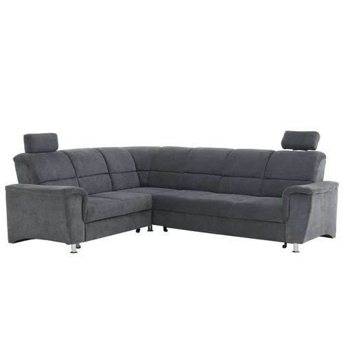 SANTIAGO sarokülő ágyfunkcióval és ágyneműtartóval - Matrix 17 szürke - BALOS(2SK-RE-3F)