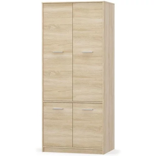 TEYO akasztós szekrény polcokkal - Sonoma Tölgy (4D)