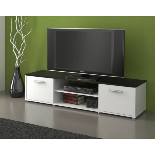 ZUNO NEW TV asztal - Fekete / Fehér