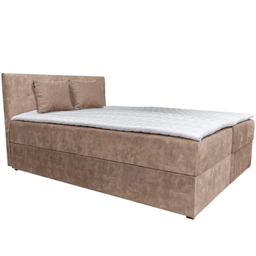 ATOS Boxspring franciaágy 160x200 cm - 1-es BÉZS