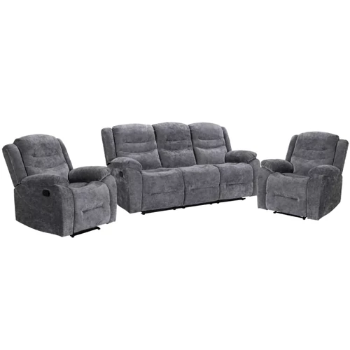 PREMIER 3+1+1 félautomata relax TV ülőgarnitúra - 1-es SZÜRKE