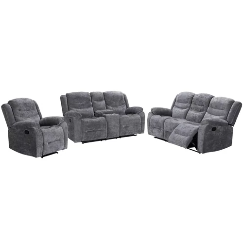 PREMIER 3+2+1 félautomata relax TV ülőgarnitúra - 1-es SZÜRKE