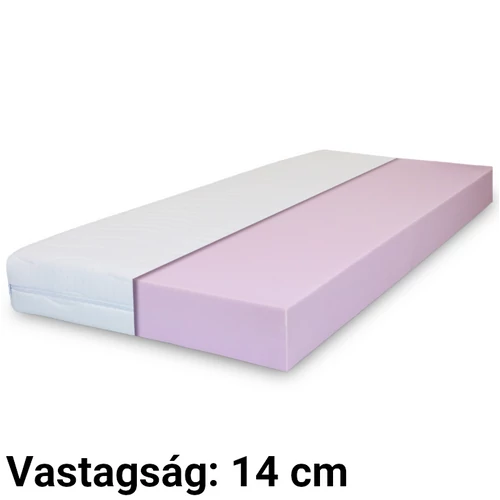 MoonLight BASIC 14 matrac 140x200 cm ALOE VERA huzattal - 14 cm vastag